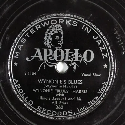 $8 • Buy Jump Blues 78 WYNONIE  BLUES  HARRIS Wynonie's Blues APOLLO 362 HEAR 762