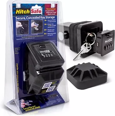 $62.50 • Buy HitchSafe HS7000 Key Vault, Black Hidden Storage Lock Box For Car Trailer Hitch
