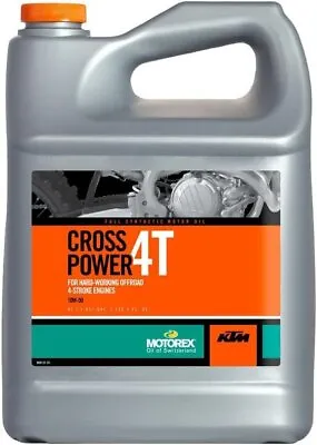 Motorex Cross Power 4T Full Syn 10W50 HP Oil 4 Liter Jug For KTM 4 Strokes... • $93.36