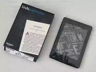 Amazon Kindle Paperwhite 4GB Wi-Fi 6in - Black - No Ads Full Working Condition • £39.99