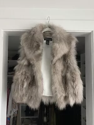 Adrienne Landau Real Fur Ombré Vest Size Small • $159