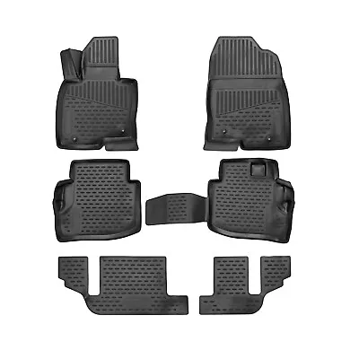 OMAC Floor Mats Liner For Mazda CX-9 2016-2023 Black TPE All-Weather 6 Pcs • $89.90