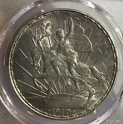 1910 Mexico Caballito Peso Silver Coin Pcgs Au58 • $495