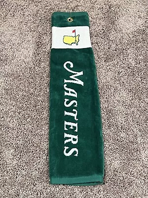 2024 Masters Golf Towel Tri-fold NEW Tags Green Augusta National Golf Course • $54.99