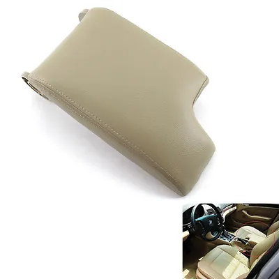 Complete Center Armrest Cover Console Lid Beige For BMW E46 98-06 Fiber Leather • $26.99