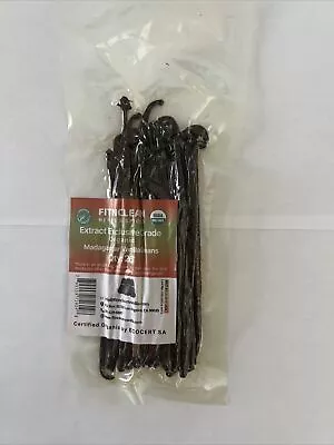 26 Organic Madagascar Vanilla Beans Extract Exclusive Grade B| 4.5  - 5.5. • $13.99