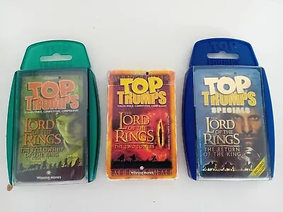 Top Trumps Specials: Lord Of The Rings Trilogy Collection Used See Description • £14