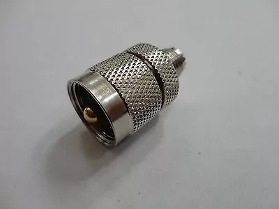 Mini-UHF Female To UHF Male PL-259 Connector Adapter • $8.95