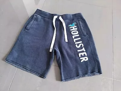 Hollister Mens Sweat Shorts Medium Navy • £6.99