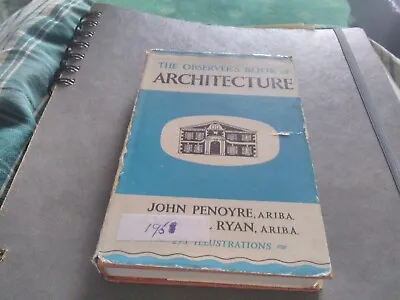 The Observer's Book Of Architecture 1961 Reprint • £3.99