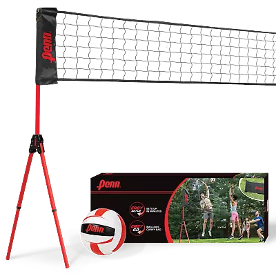 Premium Volleyball Set Includes Adjustable Net And Ball • $25.20