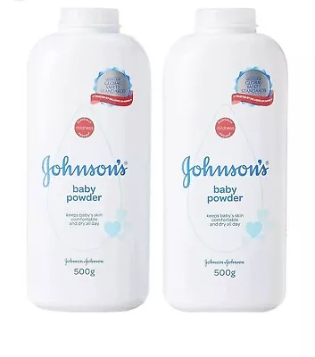 Johnson's Baby Powder Original TALC 500g / 17.6 Oz (Pack Of 2) • $22.99