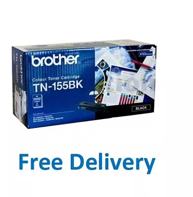 Genuine Brother TN-155BK Colour Toner Cartridge Black HL4050CDN  MFC9840CDW J105 • $31.97