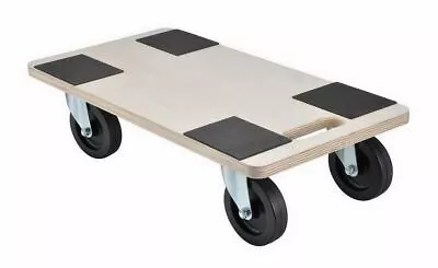 400kg Hand Dolly Furniture Mover Trolley Cart Wooden Moving Platform • £28.90