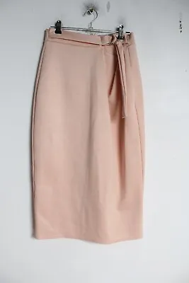 Oh My Love Womens Zip Back Pencil Skirt - Pink - Size M Medium (V-E9) • £3.49