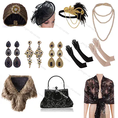 Vintage 1920s Gatsby Party Flapper Accessories Roaring 20s Costume Headpiece  • $13.49