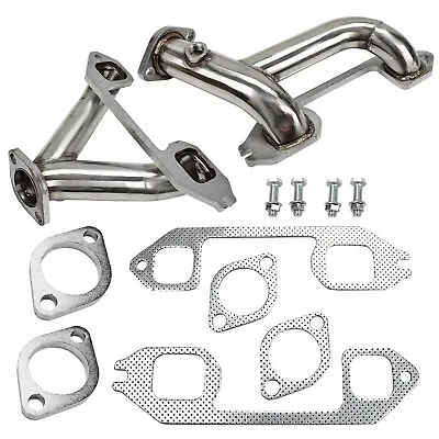 $77.10 • Buy For 1937-1962 Chevy 216/235/261 6 Cylinder Stainless Steel Manifold Headers