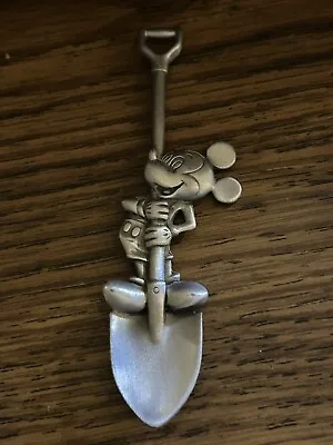 Walt Disney Mickey And Minnie Mouse Souvenir Shovel Spoons Pewter Vintage • $5