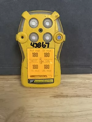 BW GasAlert Quattro 4 Channel Gas Detector (H2S LEL CO O2) • $300