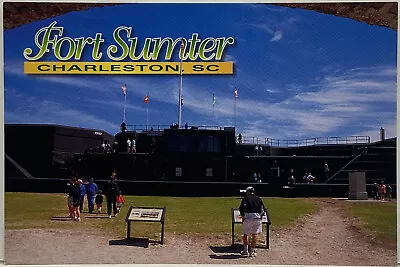 Fort Sumter National Civil War Monument Charleston SC 1950s Photo Postcard • $5.67