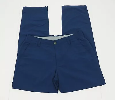 Under Armour Match Play Blue Tech Active Golf Pants Mens 36 X 34 • $14.99