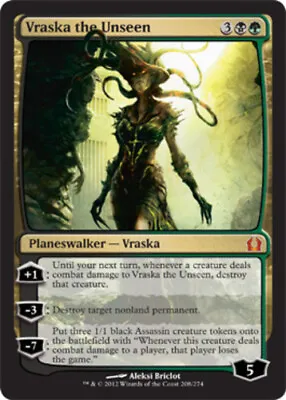 Japanese Vraska The Unseen ~ Lightly Played Return To Ravnica Foreign Stock Imag • $0.99