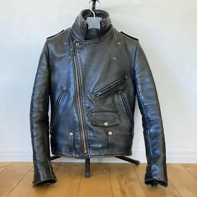 VANSON C2 Riders Jacket Leather SIZE 36 TALON Studs Cycle Champ Used In Japan • $368.60