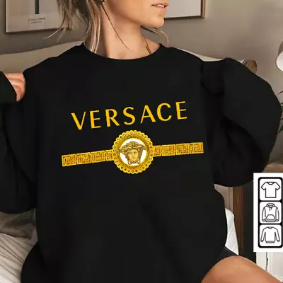 New Versace Logo Unisex Sweatshirt T-shirt Size S-5XL PRINTED FANMADE • $19.99