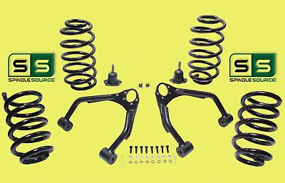 3 /4  Drop Kit V8 Fr & Rr Coils Upper Arms Air Rods Fits 07-14 Gm & Gmc Suv's • $327.47