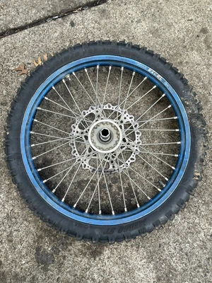 $435 • Buy 2018 YZ450F Front Wheel Rim Blue Rotor Hub Yamaha YZ250F YZ450 YZ 2017-2022 #2