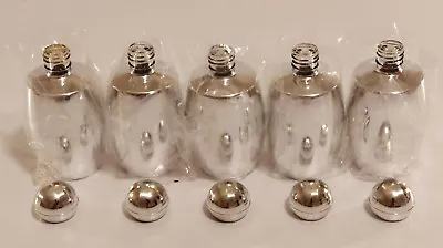 Vintage Metallic Glass Perfume Bottles. Empty. Set Of Five • $29.95