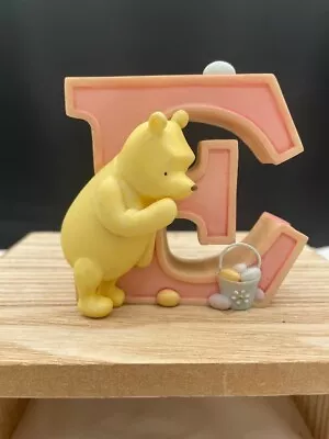 Disney Classic Pooh By Michel & Company Letter E 3” Wall Decor Pooh Easter Eggs • $14.99