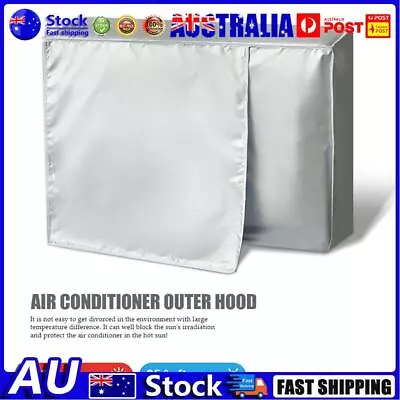 Air Conditioning Cover Waterproof Air Conditioner Protector For Outdoor (96CM) • $12.79