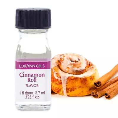 Food Flavouring LorAnn Oils 1 Dram Cinnamon Roll Highly Concentrated Cake Baking • £2.97
