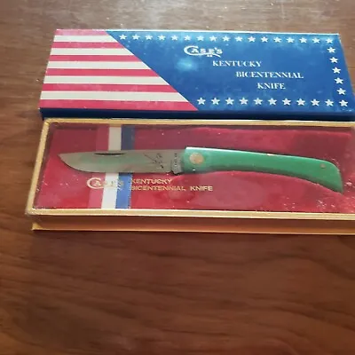 $59.95 • Buy Case XX Kentucky BiCentennial Sodbuster Green Collector Knife 1774 To 1974