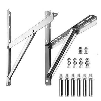 £52.86 • Buy KJArrow Air Conditioner Bracket For 9000-36000BTU CondenserOutdoor Wall Mount...