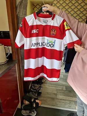 £15 • Buy Wigan Warriors Rugby Shirt Size Large