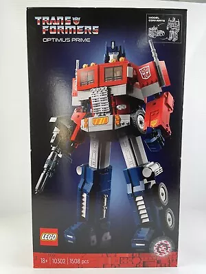 LEGO 10302 Optimus Prime - Transformers - 18+ - 1508 Pieces - Sealed New • $260