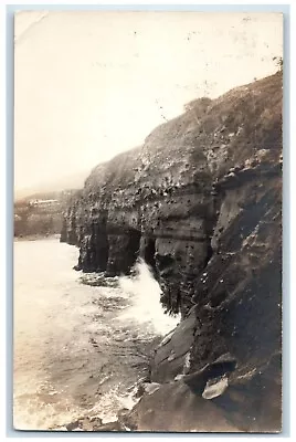 C1910's Coastline Ocean Scene La Jolla California CA RPPC Photo Posted Postcard • $19.97