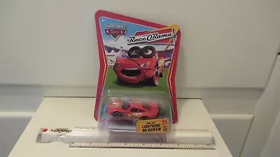 DISNEY PIXAR THE WORLD OF CARS LIGHTNING McQUEEN SPIN OUT RACE O RAMA • $5.99