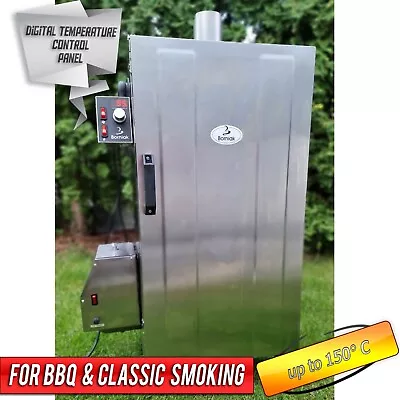 Electric Smoker For BBQ Food Meat Fish Veg Smoking Digital Temp Smokehouse • £989.99