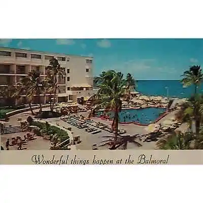 Balmoral Hotel Wonderful Things Happen Miami Beach FL Postcard • $7