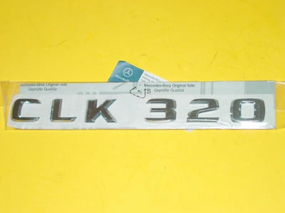 $46.40 • Buy MERCEDES BENZ CLK320 REAR TRUNK Deck Lid Insignia Sign Chrome Emblem 1998-2005