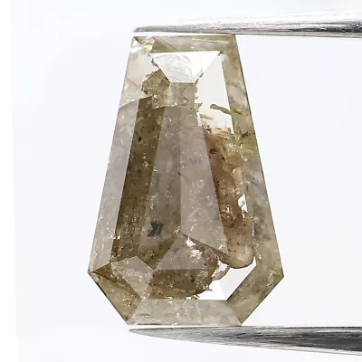 2.61 CT Coffin Cut Diamond Brown Diamond Grey Diamond Antique Diamond KDL400 • $523