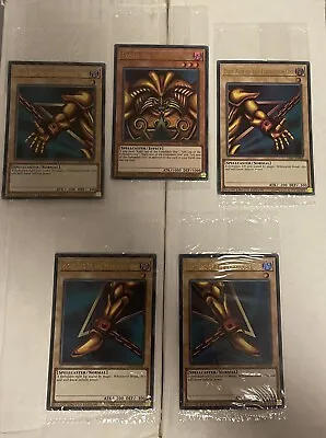 YUGIOH Exodia The Forbidden One Complete Set LART-EN004 Lost Art Promos SEALED • £129.97