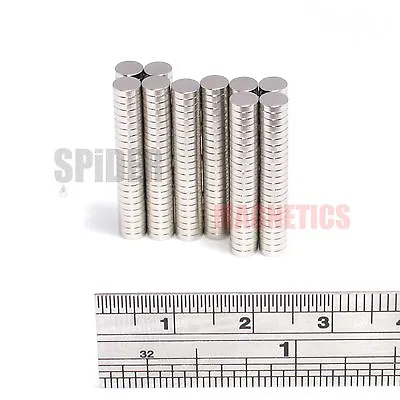 Magnets 4x1 Mm Neodymium Disc Small Round Rare Earth Craft Magnet 4mm Dia X 1mm • £3.29