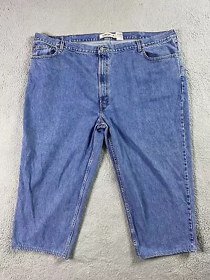 Vintage Levis 560 Jeans Men’s 52x26 Loose Fit Tapered Blue Baggy Grunge Hemmed • $25