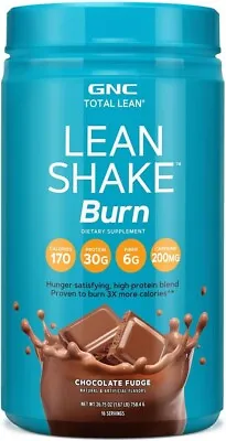 GNC Total Lean Lean Shake Burn Dietary Supplement - Chocolate Fudge - 1.67 LB • $69.99