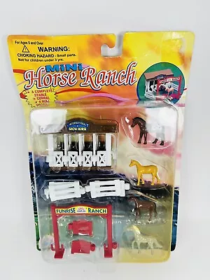 Vintage Funrise Mini Horse Ranch Play Set Figurines Toys Equestrian NOS SEALED • $17.99