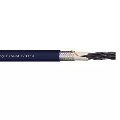 50' Igus CF10-02-04 24 AWG 4 Conductor Shielded TPE Jacket Control Cable 300V • $155